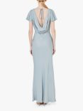 Maids to Measure Eadie Satin Maxi Dress, Duck Egg