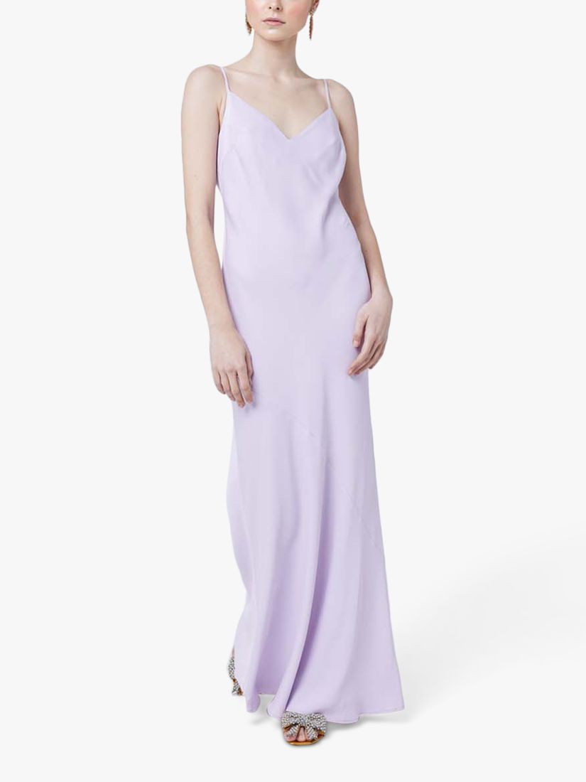 Buy Maids to Measure Stella Sleeveless Satin Maxi Dress Online at johnlewis.com