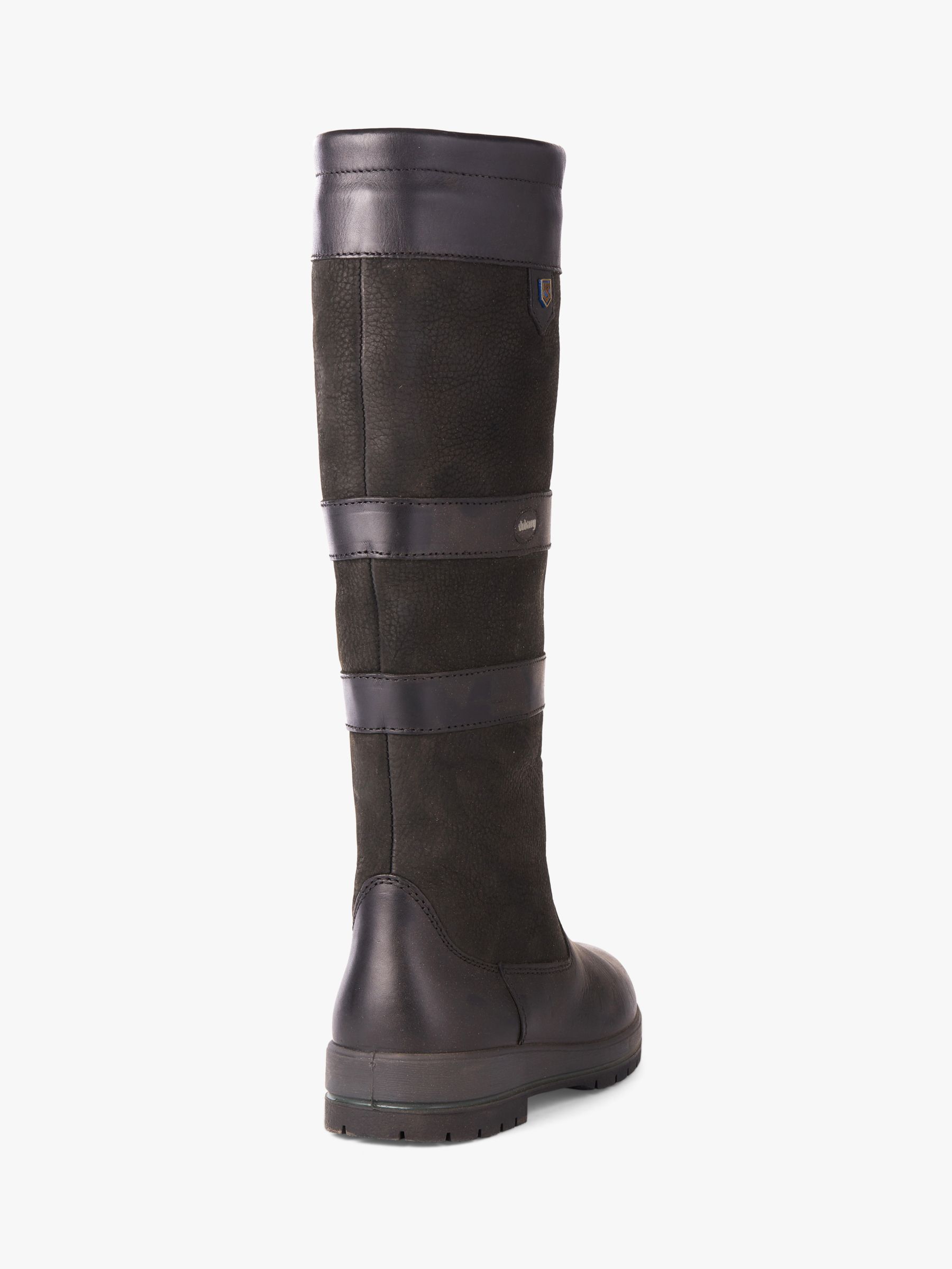 Dubarry Galway Leather Knee Boots, Black, 4