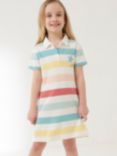 FatFace Kids' Lena Stripe Polo Dress, Multi