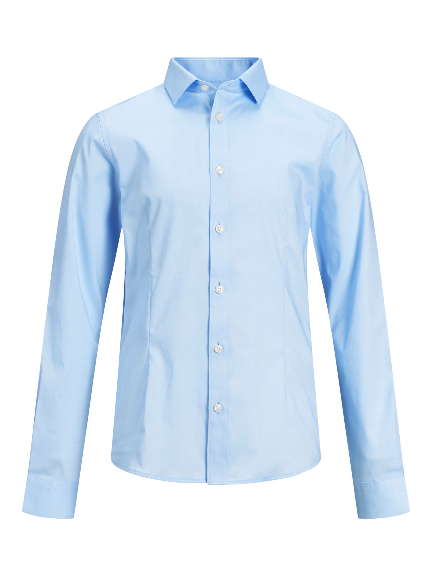 Jack & Jones Junior Solid Formal Shirt, Light Blue at John Lewis & Partners