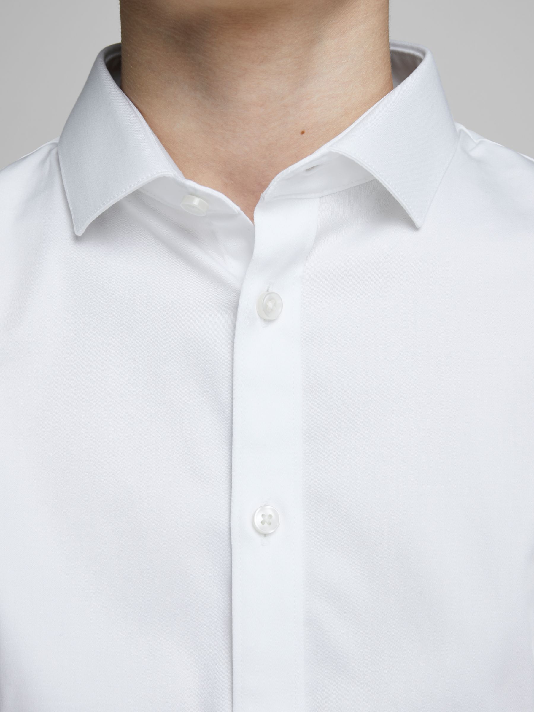 Buy White JOHN LOUIS Men Solid Formal White Shirt Online at Best