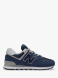 New Balance 574 Suede Trainers, Green21