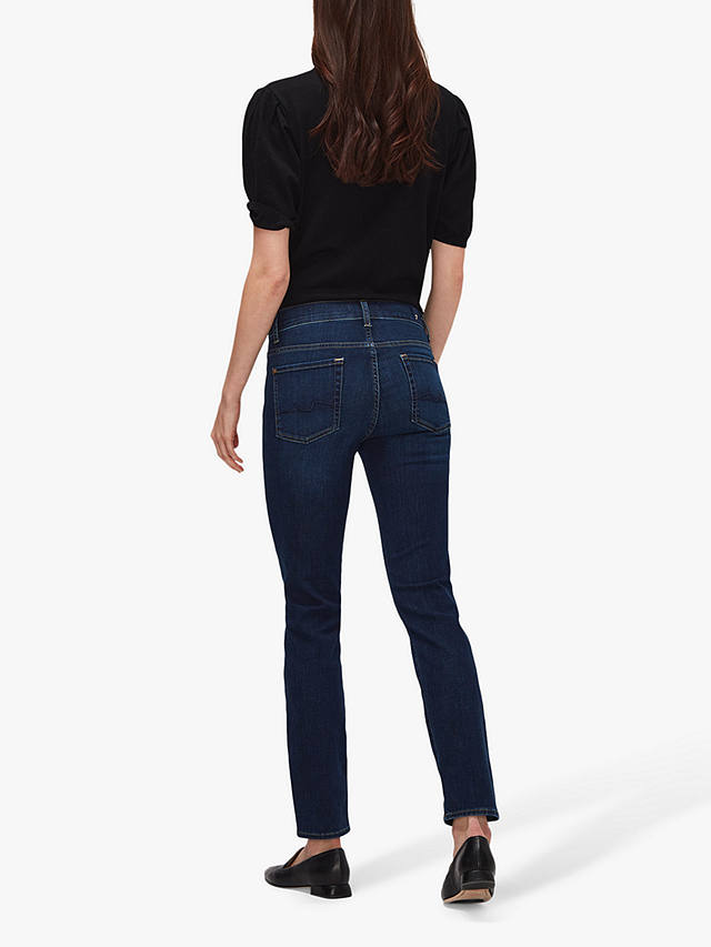 7 For All Mankind Roxanne B(Air) Jeans, Rinsed Indigo at John Lewis ...
