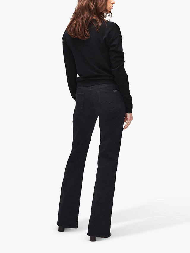 7 For All Mankind Bootcut Maternity Jeans, Black