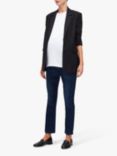 7 For All Mankind Straight Cut Maternity Jeans, Dark Blue