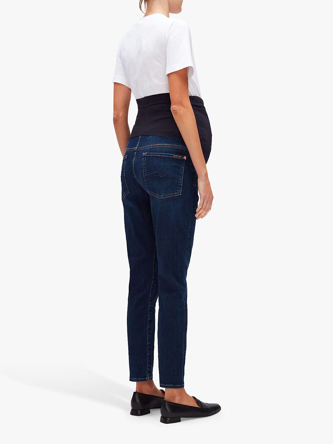 Buy 7 For All Mankind Straight Cut Maternity Jeans Online at johnlewis.com