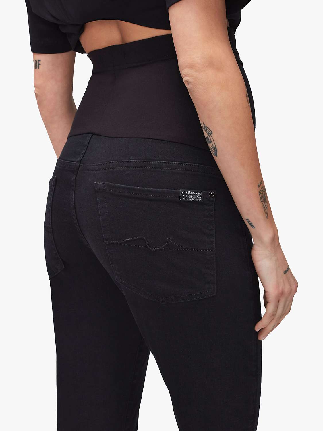 Buy 7 For All Mankind Straight Cut Maternity Jeans Online at johnlewis.com