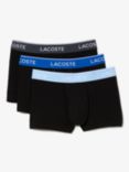 Lacoste Contrast Waistband Trunks, Pack of 3