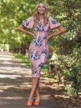 Little Mistress by Vogue Williams Abstract Print Midi Dress, Multi