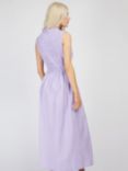 Little Mistress by Vogue Williams Gingham Maxi Dress, Lilac