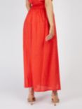 Little Mistress by Vogue Williams Textured Maxi Wrap Skirt, Red