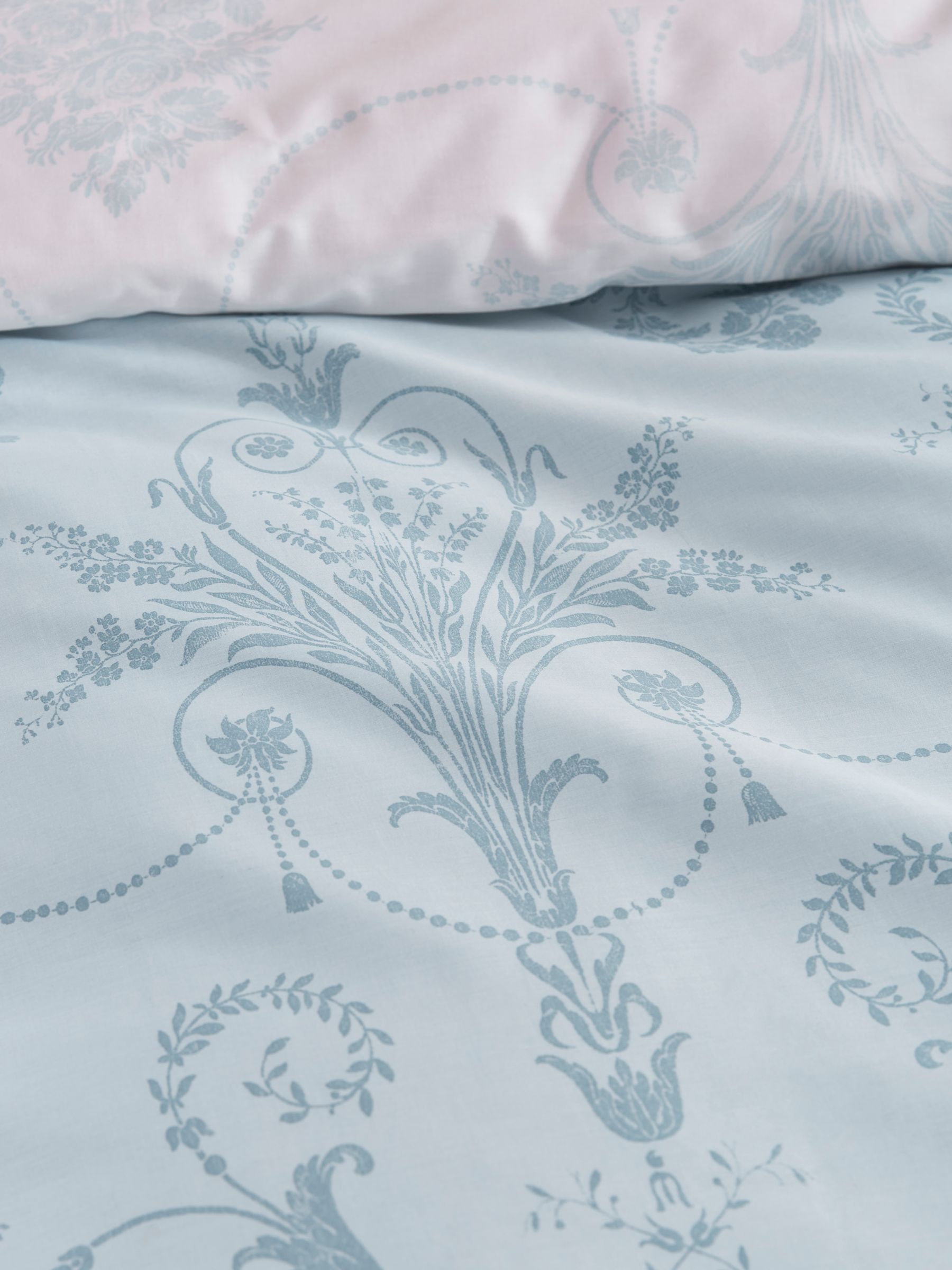 Laura Ashley Josette Double Duvet Cover Set, Seaspray