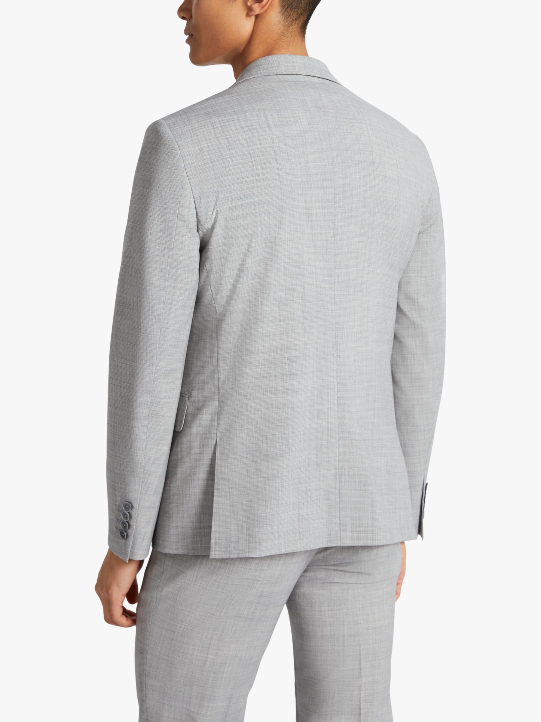 DKNY Slim Fit Suit Jacket, Grey at John Lewis & Partners