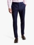 Moss x Cerutti Tailored Fit Wool Twill Suit Trousers, Navy