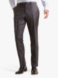 Moss Tailored Fit Wool Suit Trousers, Charcoal