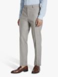 Moss Wool Flannel Suit Trousers, Taupe