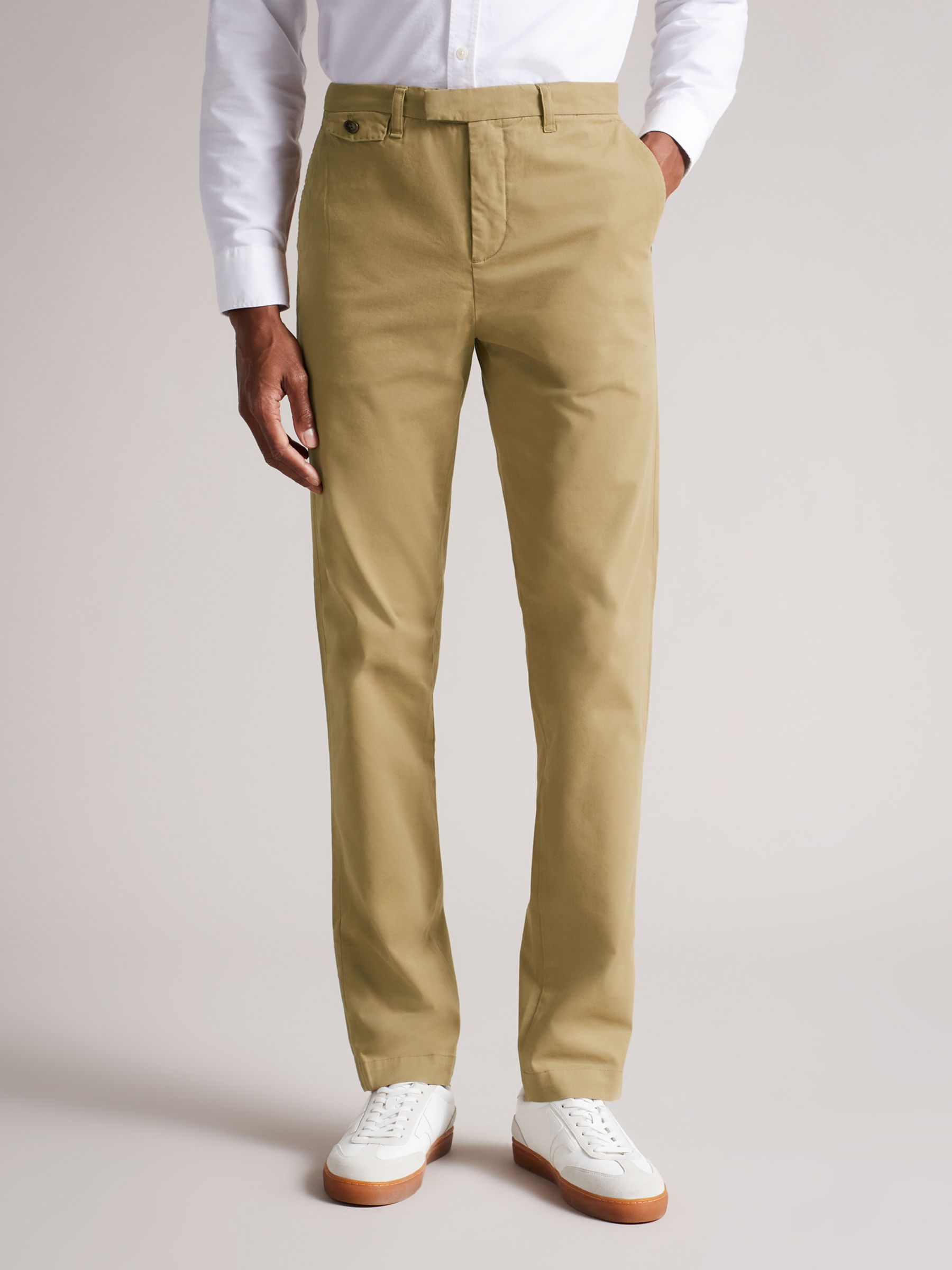 DOCKERS Levi's Mens Trousers Linen Cotton Pants Vintage Chinos Beige W34 L29