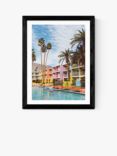 EAST END PRINTS Bethany Young 'Palm Springs Pool Day II' Framed Print
