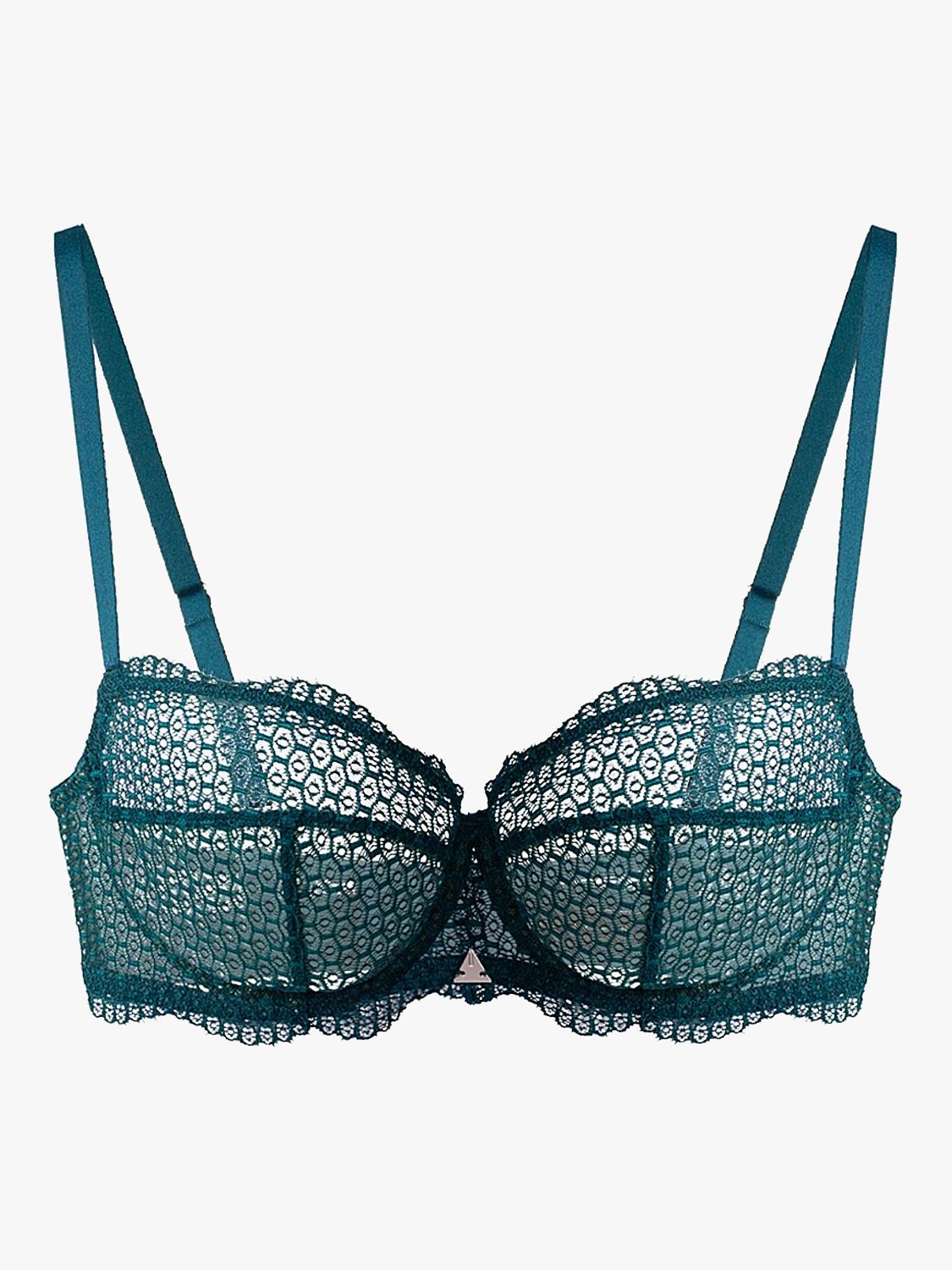 Beija London Waves Y Non Padded Underwired Bra, B-D Cup Sizes, Deep ...