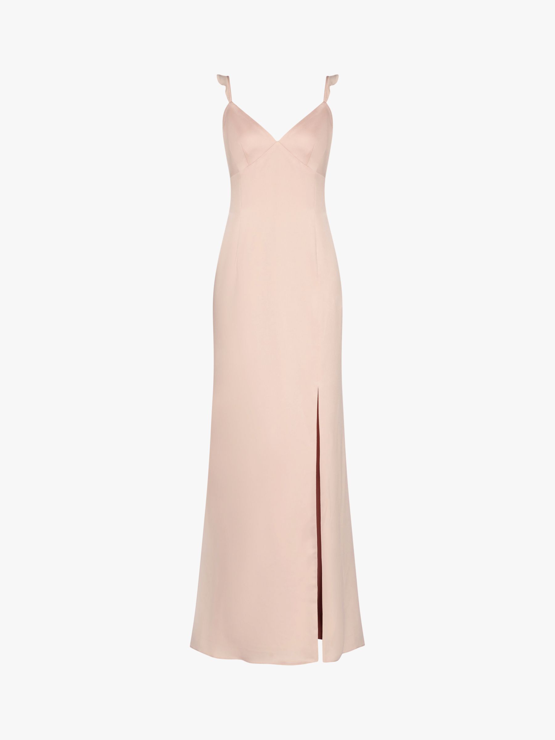 Adrianna Papell Divine Crepe Chiffon Maxi Dress, Joyful Blush at John ...