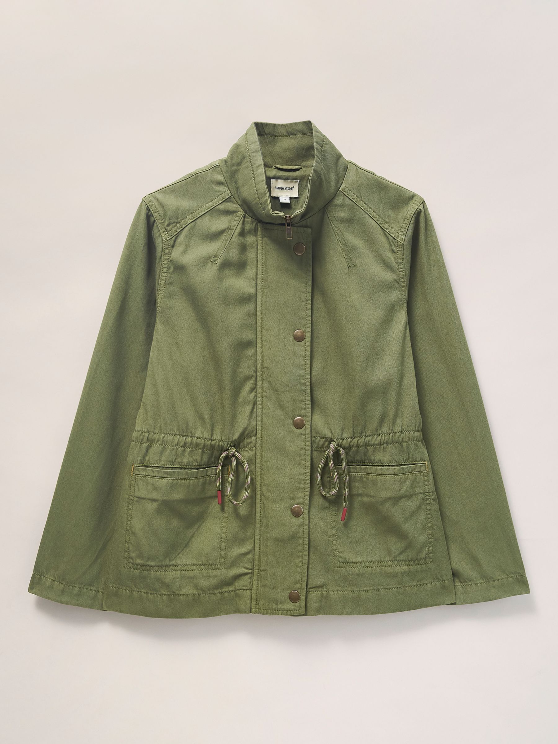 Buy White Stuff Layla Utility Jacket, Khaki Online at johnlewis.com