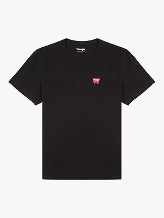 Wrangler Classic Logo Crew Neck T-Shirt, Black