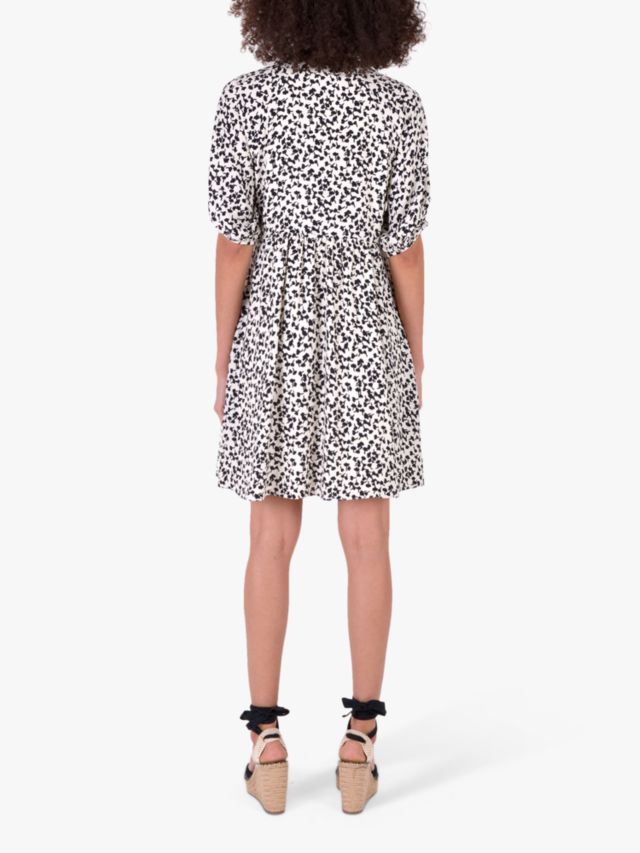 Dotty Print Button Wrap Dress – Ro&Zo