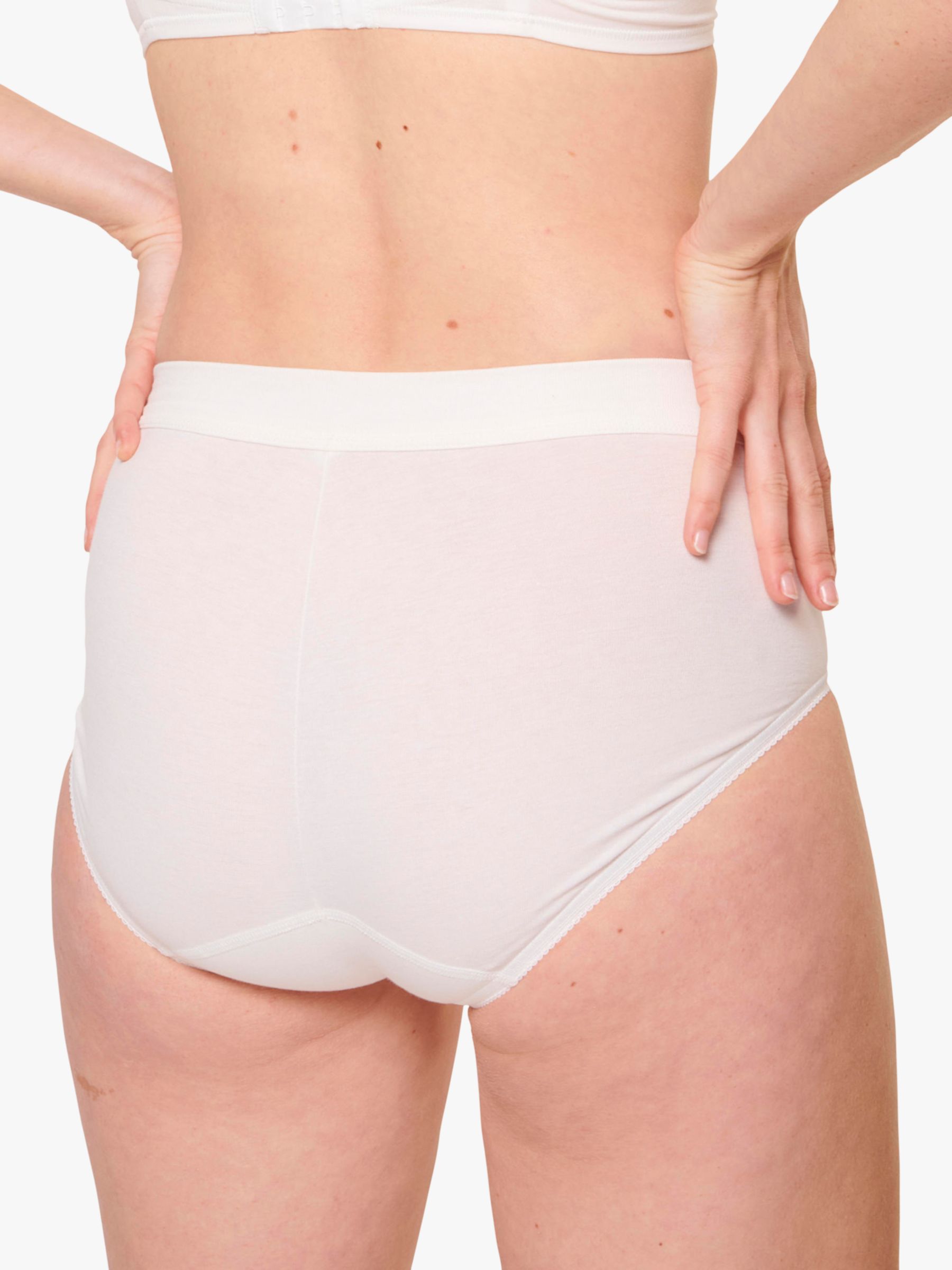 sloggi Double Comfort Maxi Knickers, Pack of 2, White, 10