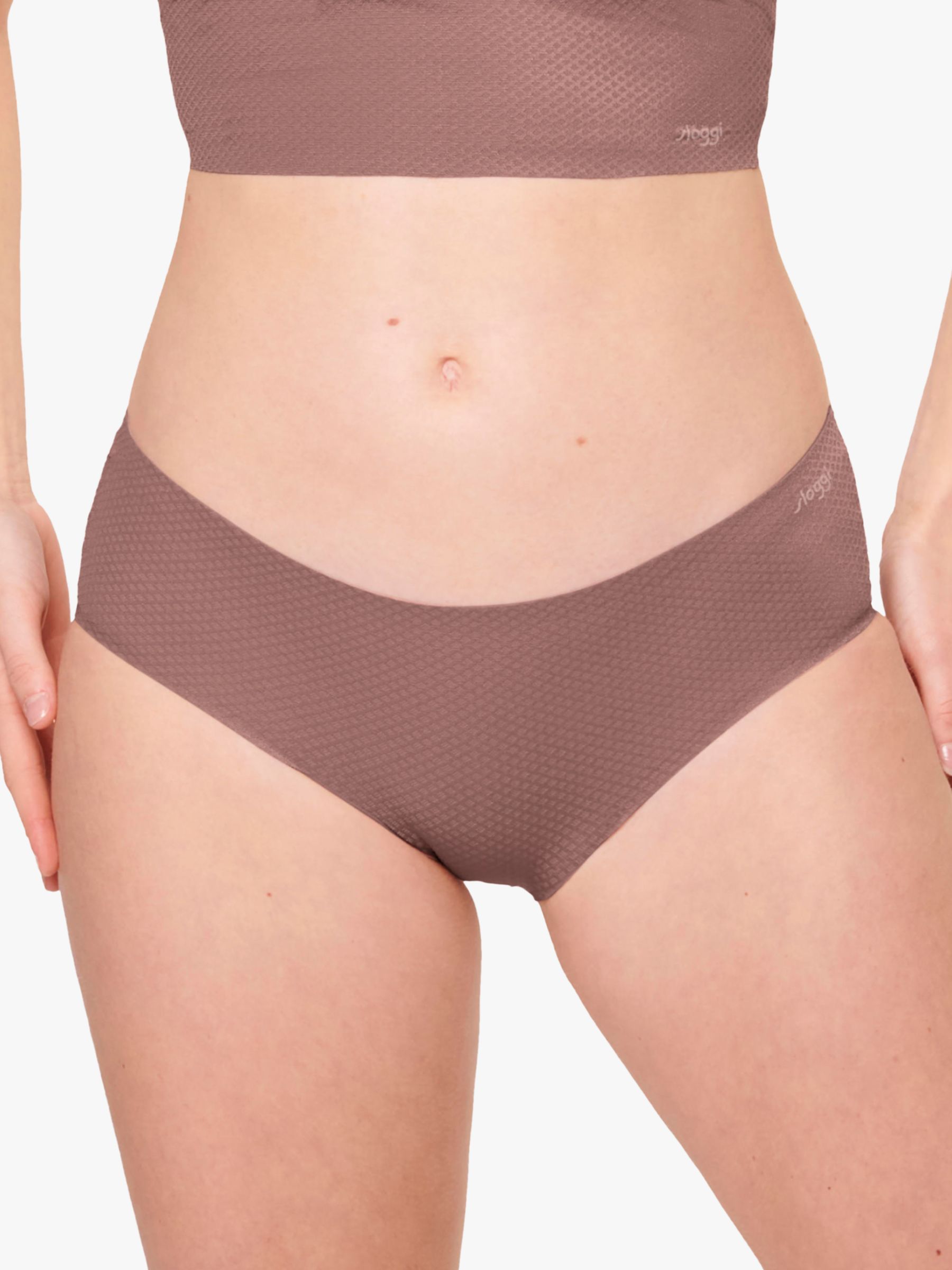 sloggi Zero Feel Flow Hipster Knickers, Cacao at John Lewis & Partners