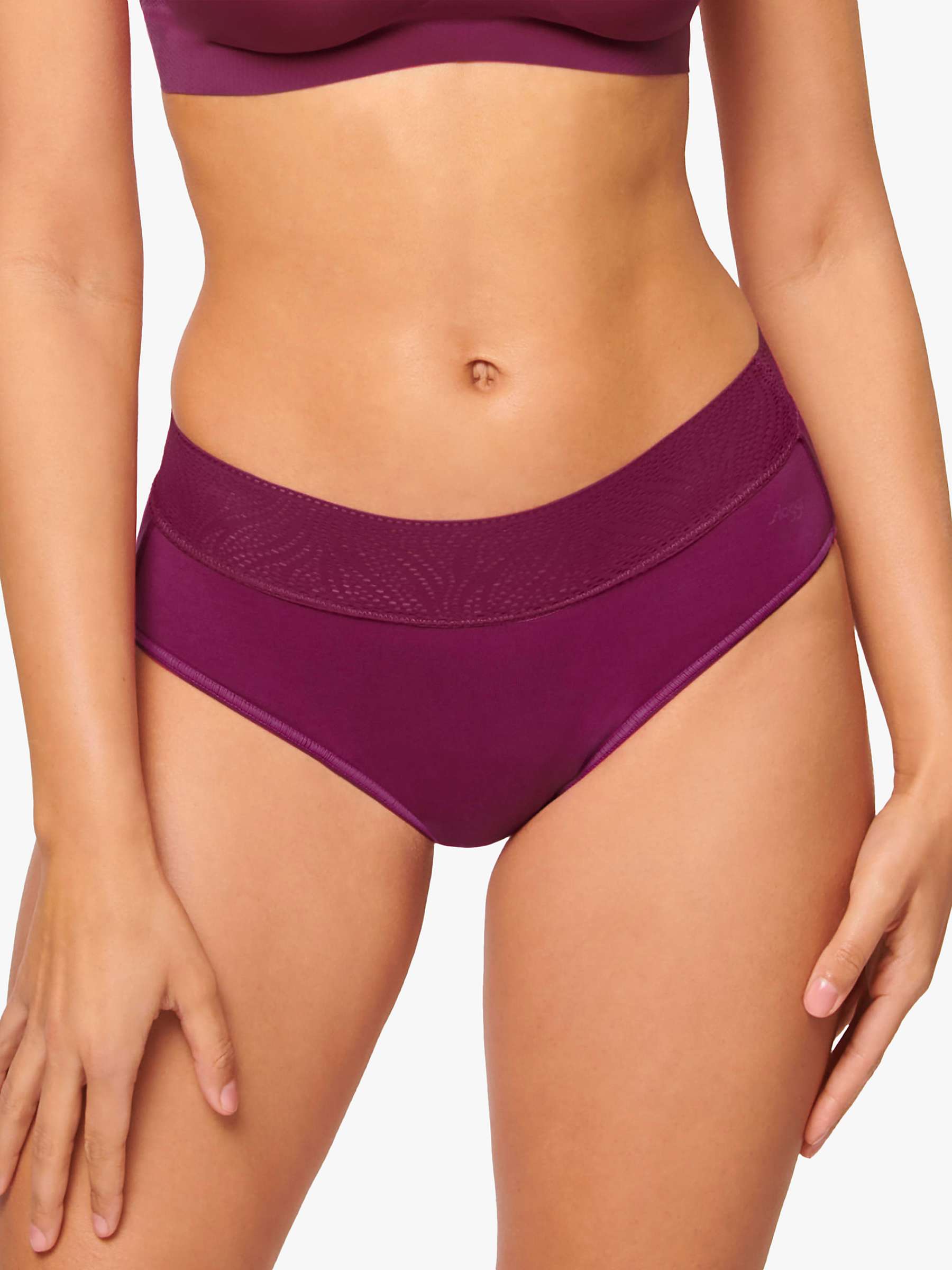 Buy sloggi Medium Absorbency Hipster Period Knickers, Pack of 2 Online at johnlewis.com