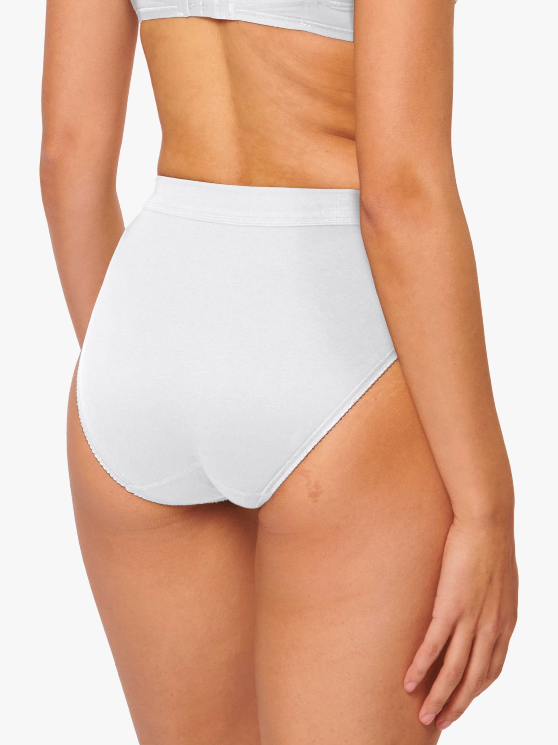 Verdampen Levering Leven van sloggi Double Comfort Tai Knickers, Pack of 2, White at John Lewis &  Partners