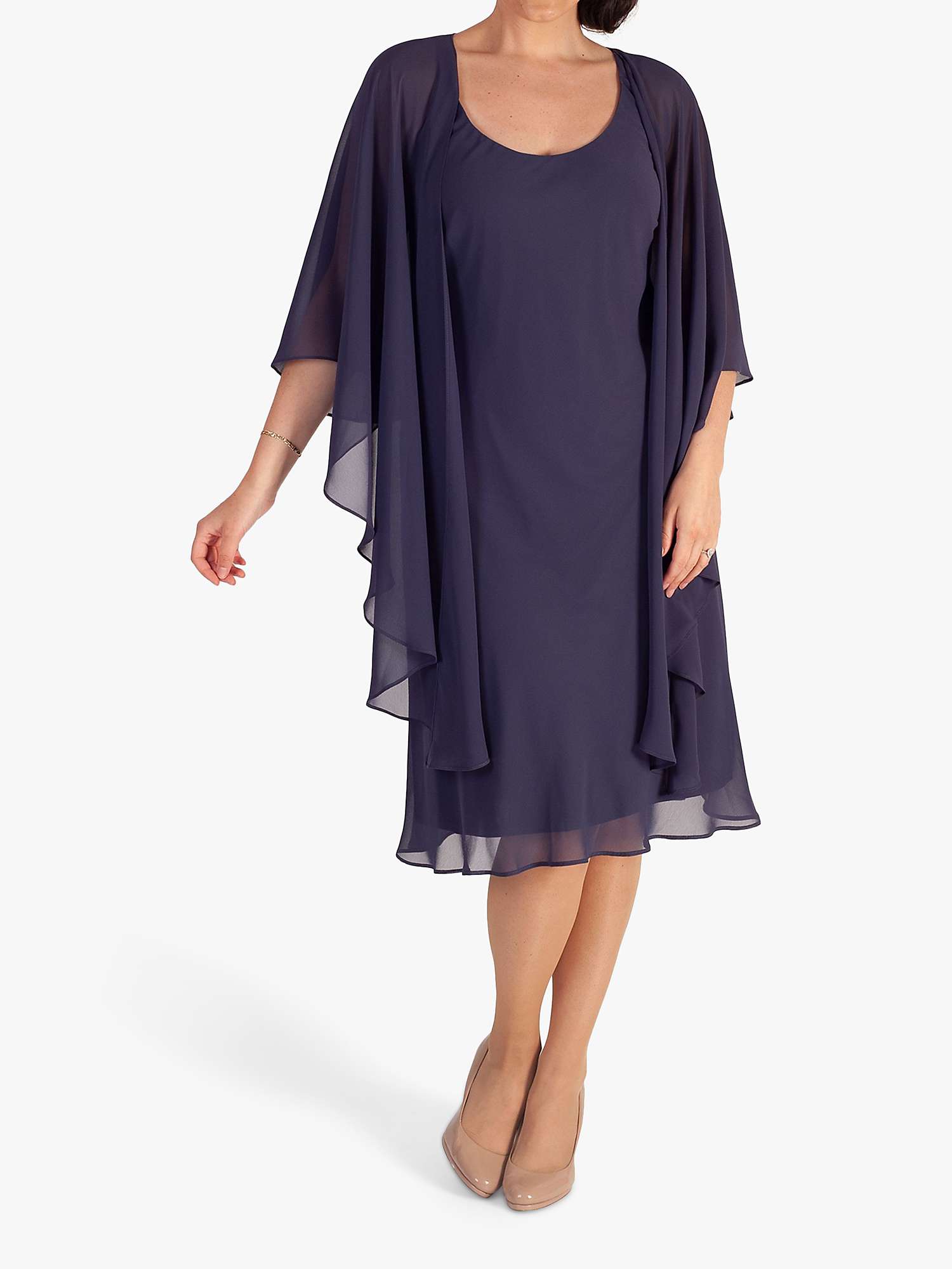 Buy chesca Chiffon Midi Dress Online at johnlewis.com