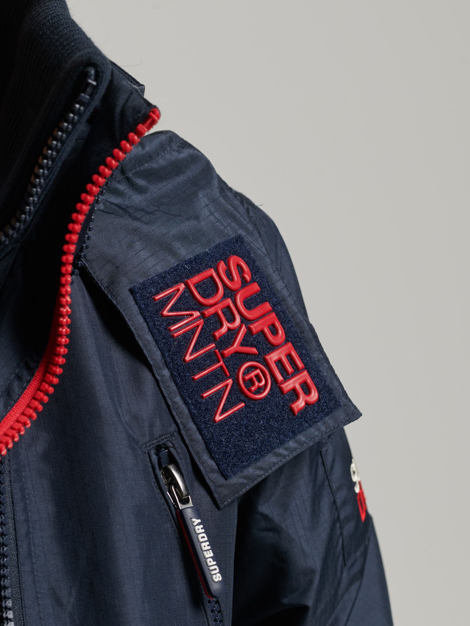 Superdry Mountain SD Windcheater Jacket, Nordic Chrome Navy at John Lewis &  Partners