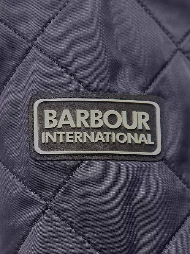Barbour International Tourer Ariel Polar Quilted Jacket, Navy