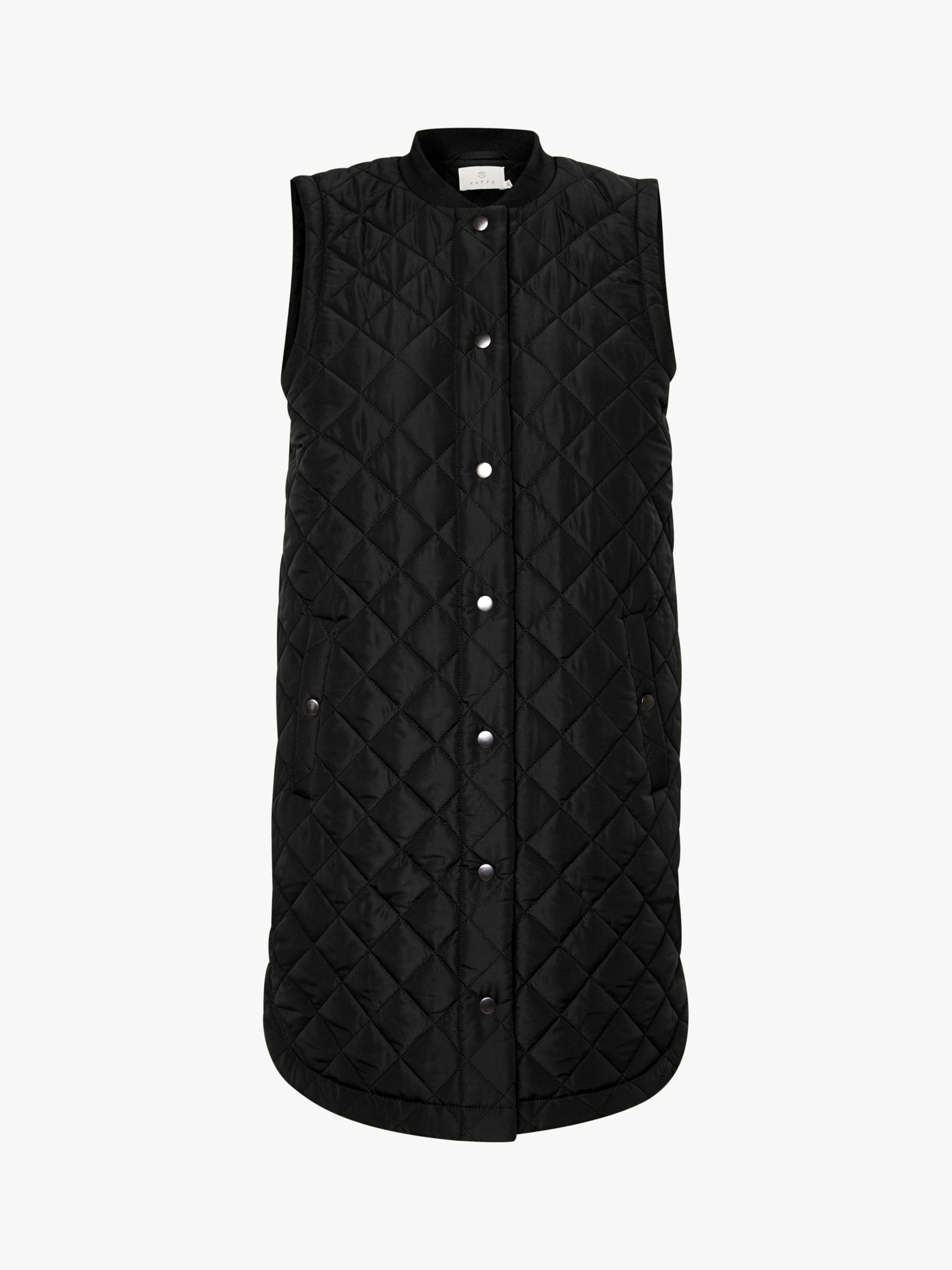 Buy KAFFE Maria Long Quilted Gilet Online at johnlewis.com
