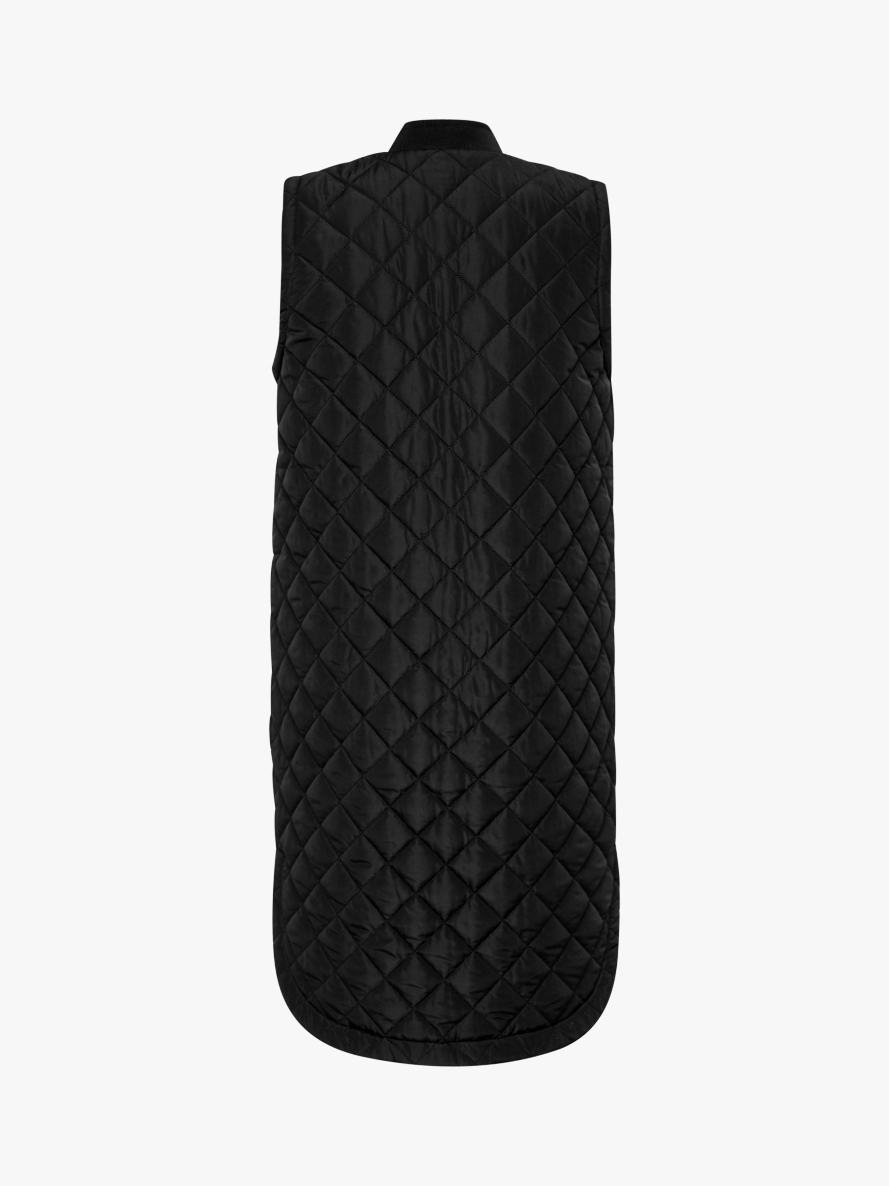 Buy KAFFE Maria Long Quilted Gilet Online at johnlewis.com