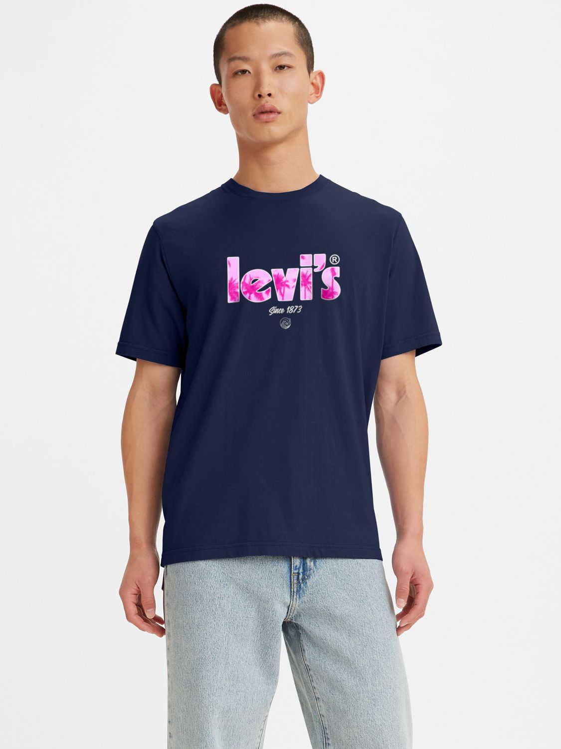 Levi's Palm Tree Relaxed Fit T-Shirt, Naval Academy
