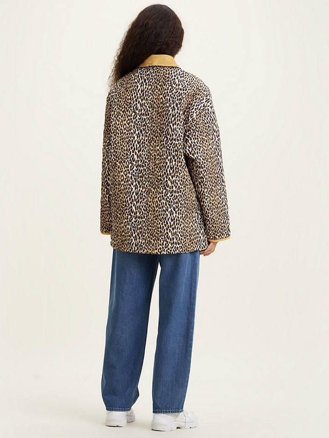 Levi's Millie Leopard Print Quilted Jacket, Multi