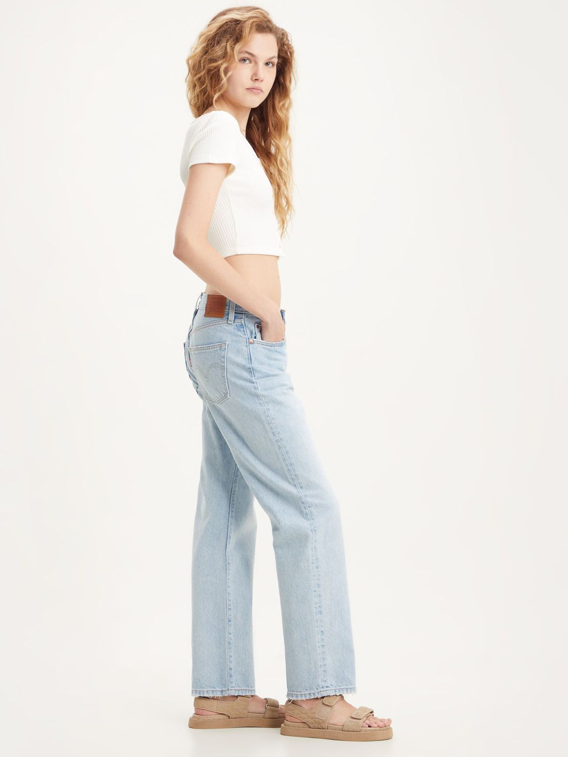 Indigo Noughties Big Bell Jeans by Levi's on Sale