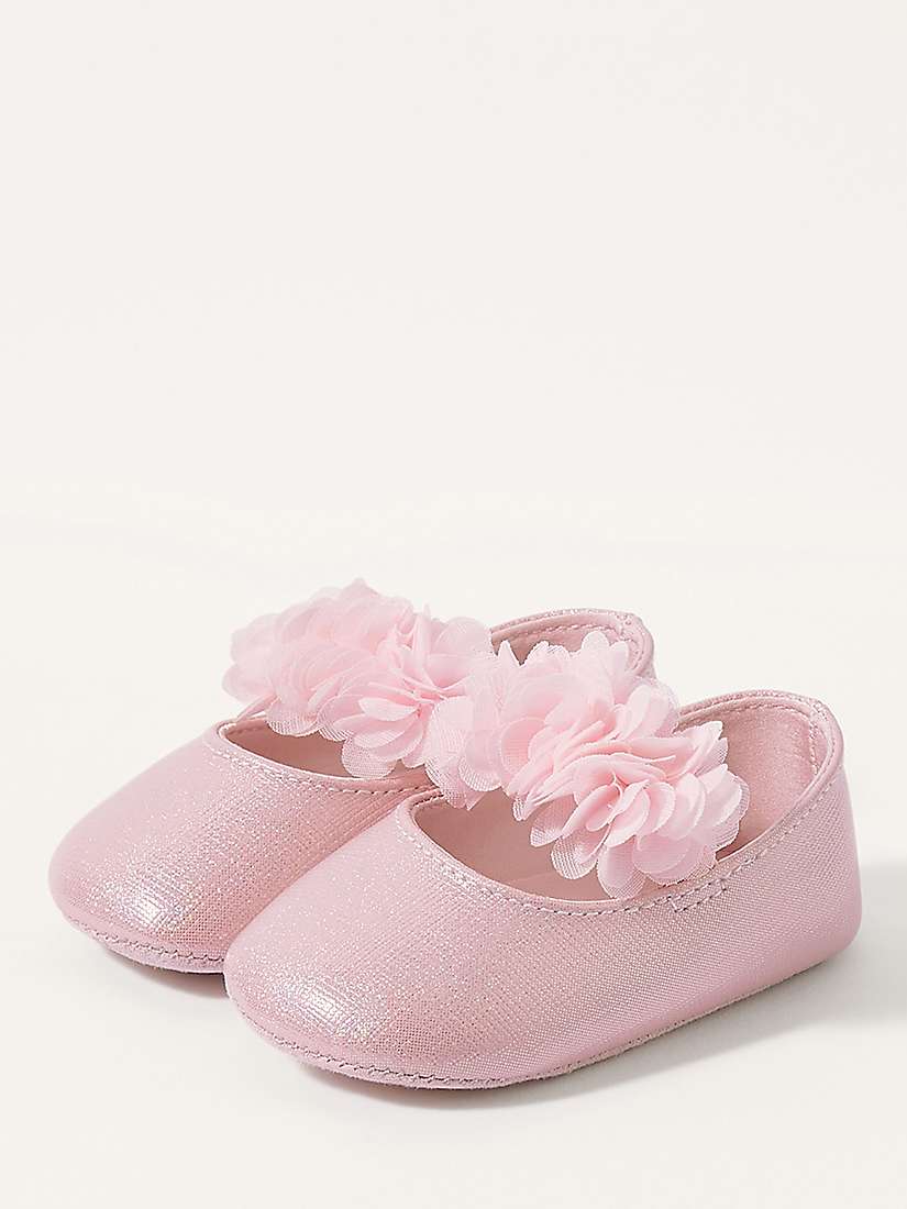 Buy Monsoon Baby Shimmer Corsage Booties Online at johnlewis.com