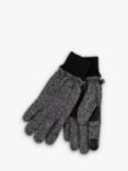 totes Isotoner Water Repellent Stretch Smartouch Gloves, Black