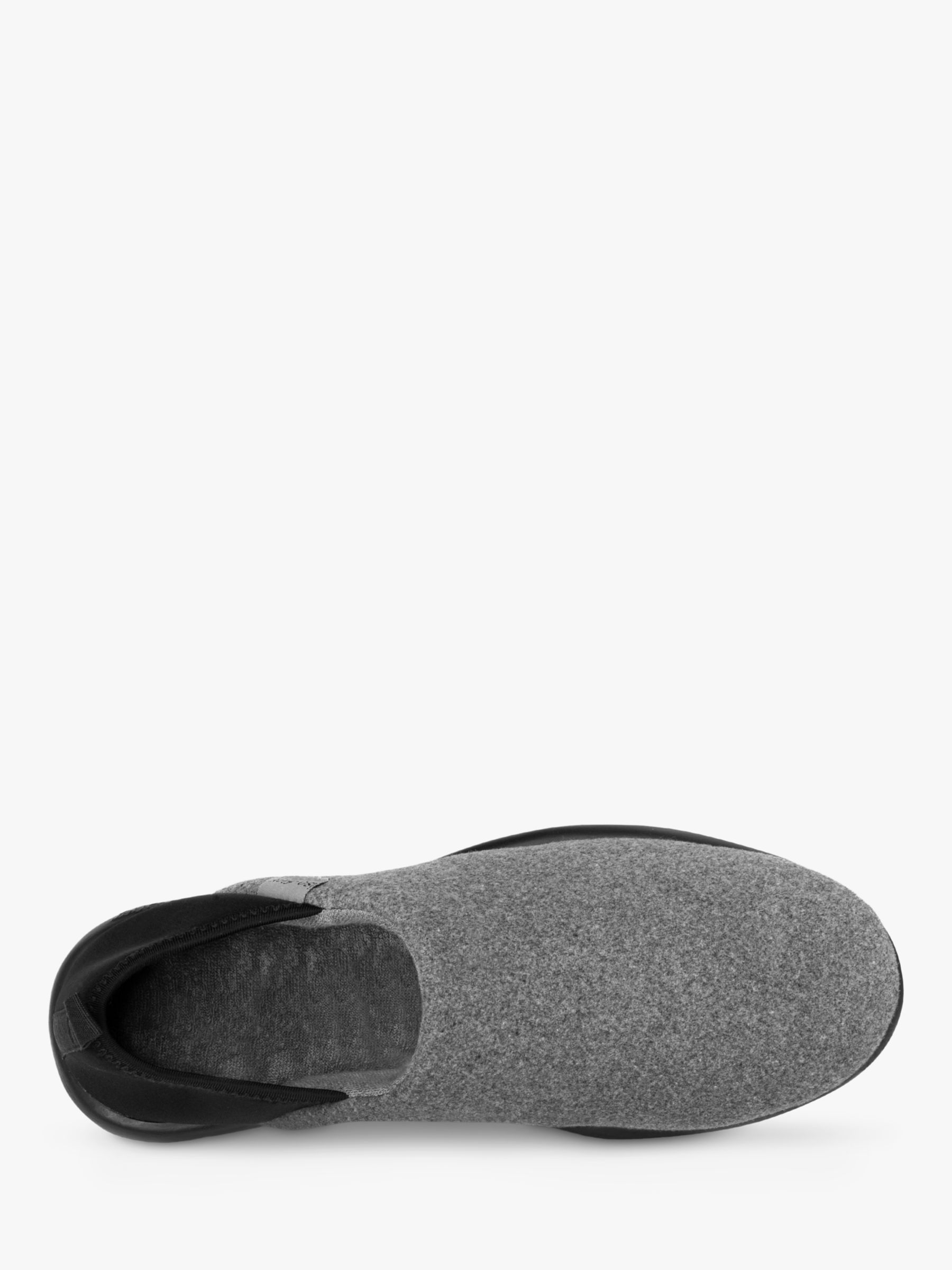 Buy totes Iso Flex Textured Colour Block Mule Slippers, Grey/Black Online at johnlewis.com
