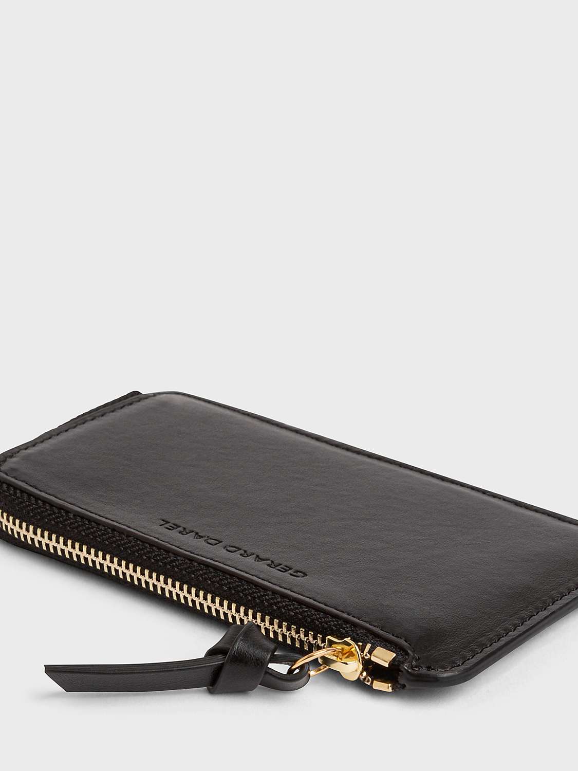 Buy Gerard Darel Leather Small Card Holder, Black Online at johnlewis.com