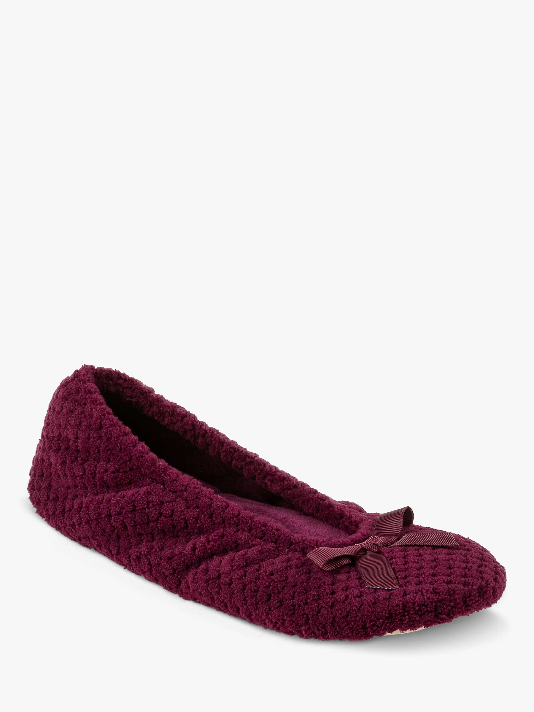 Buy totes Terry Popcorn Ballet Slippers Online at johnlewis.com