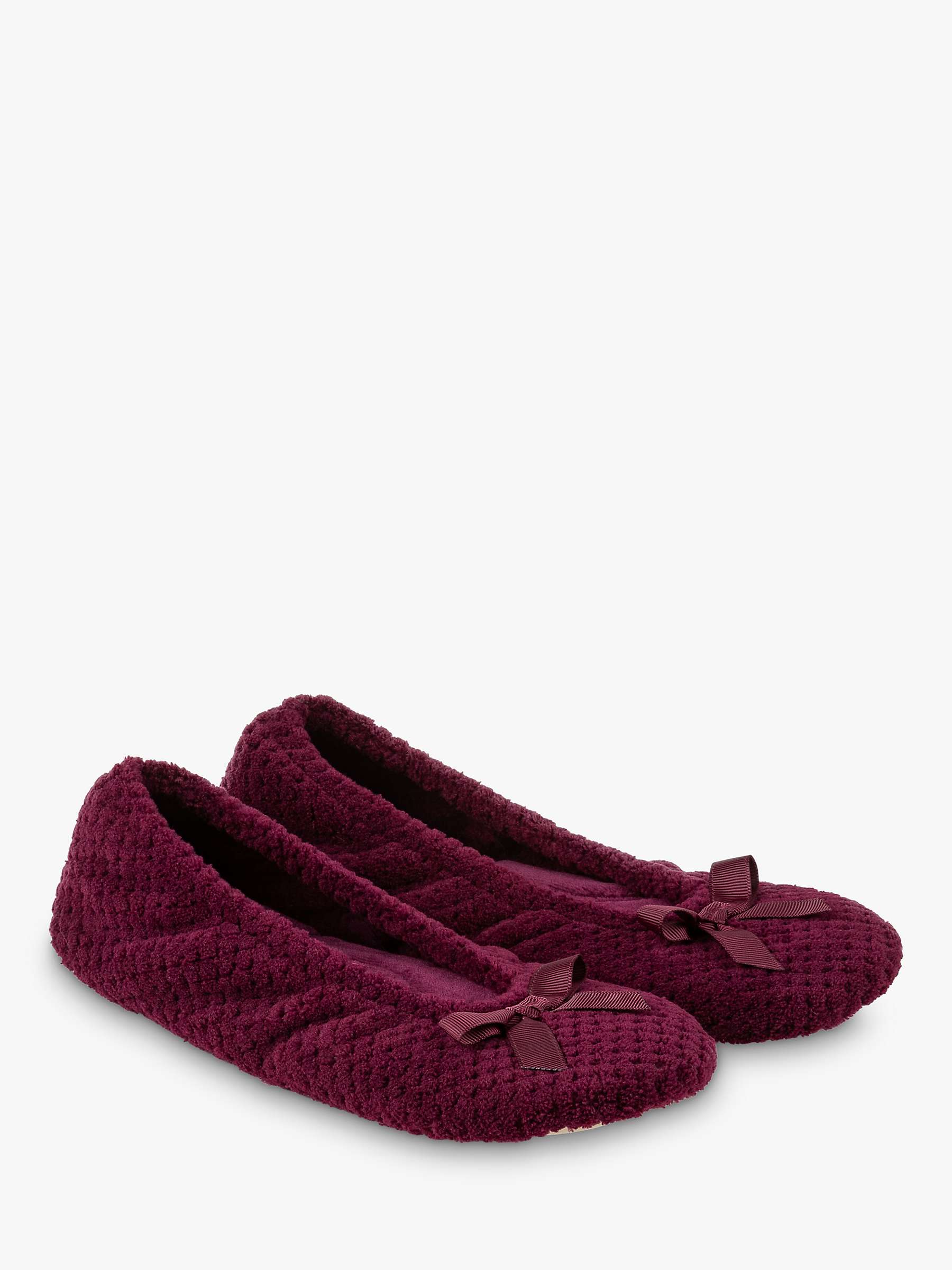Buy totes Terry Popcorn Ballet Slippers Online at johnlewis.com