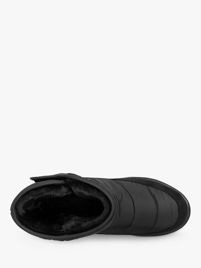totes Iso Flex Quilted Slipper Boots, Black