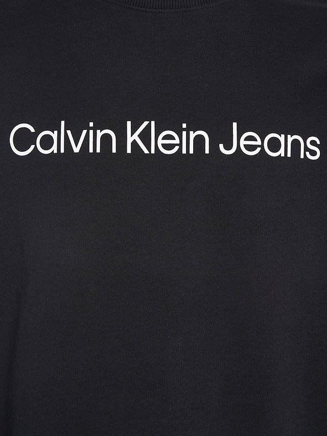 Calvin Klein Logo Sweatshirt, CK Black