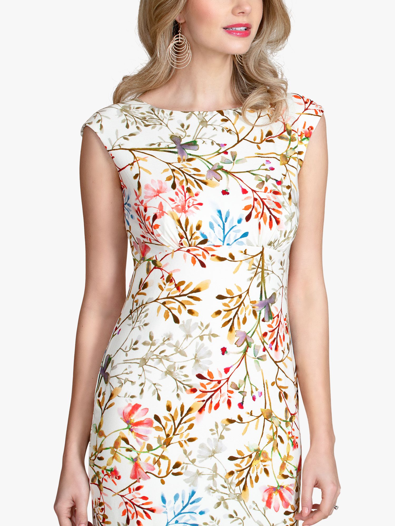 Buy Alie Street Pippa Floral Shift Dress, Japanese Garden Online at johnlewis.com