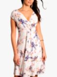 Alie Street Sophia Japanese Garden Floral Print Dress, White